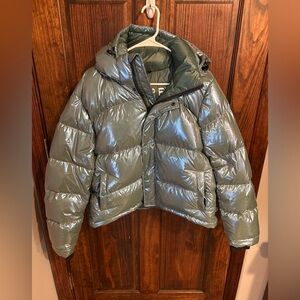 Shiny Green Women's Ski Jacket
